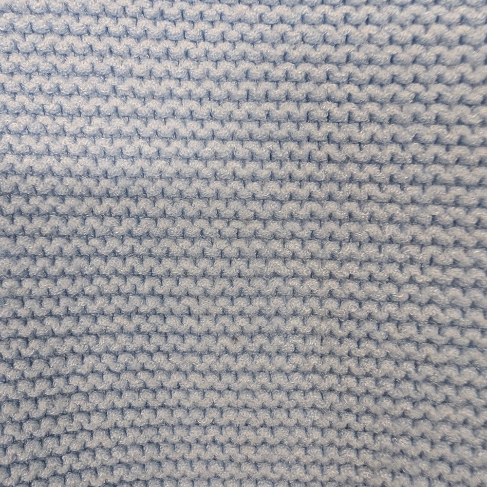 WOMANCE BABY BLUE CABLE KNIT SWEATER SIZE SMALL - Picture 5 of 8